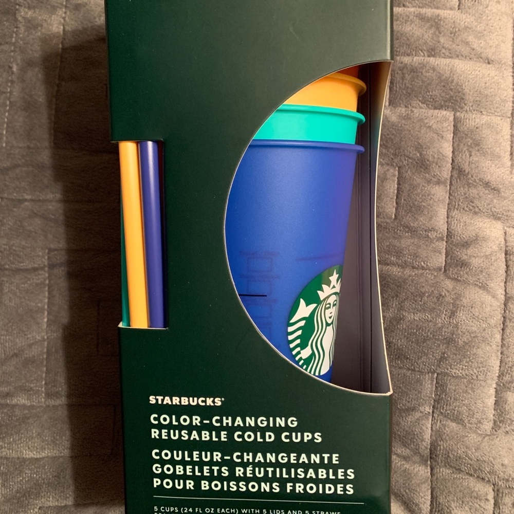 (5) Color Changing Cold Cup Set - Picture 2 of 3